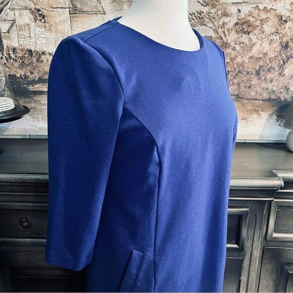 Chico’s Royal Blue MIDI Sheath Dress size 1 (M/8) - Picture 4 of 8